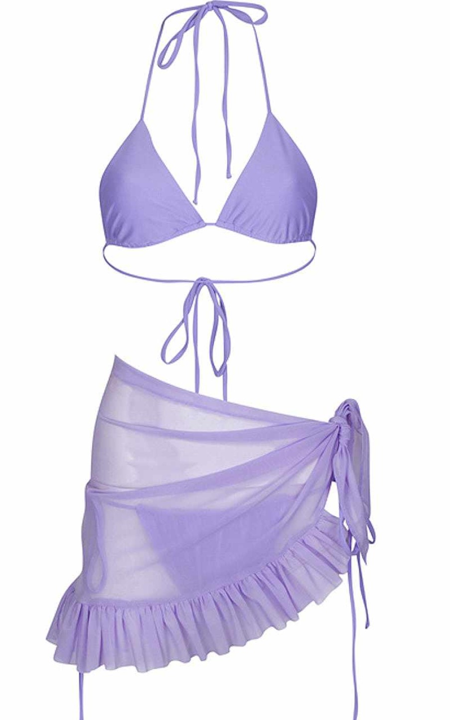 Apparel Alpine Butterfly Swim | Alyssa Top In Lilac