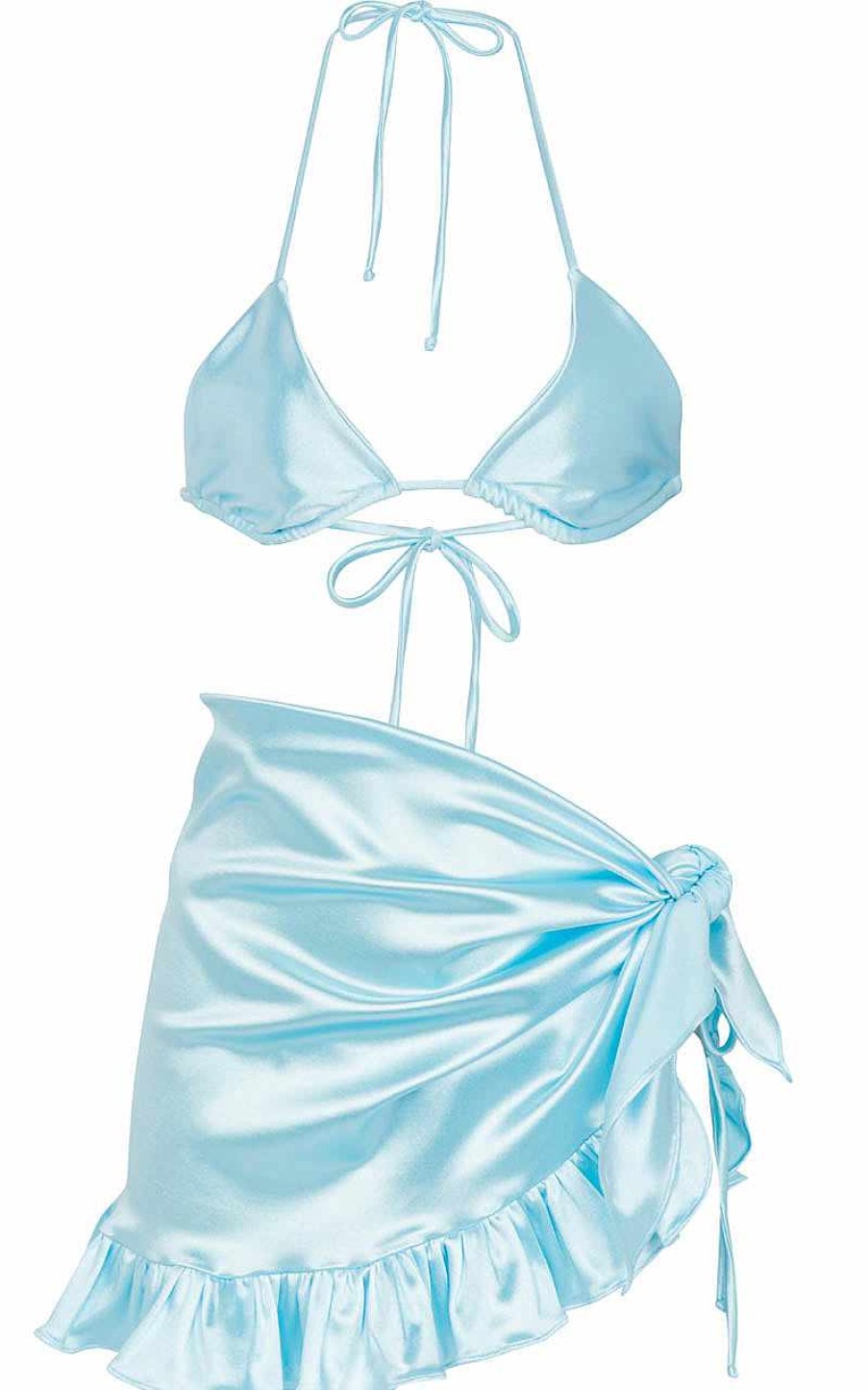 Apparel Alpine Butterfly Swim | Daydream Wrap Skirt In Satin