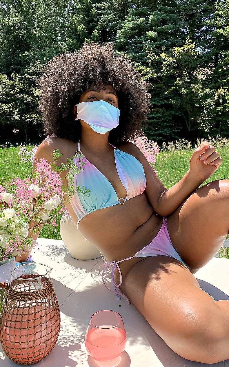 Apparel Alpine Butterfly Swim | Alyssa Bottom In Cotton Candy