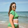 Apparel Alpine Butterfly Swim | Bff Top Green/Pink