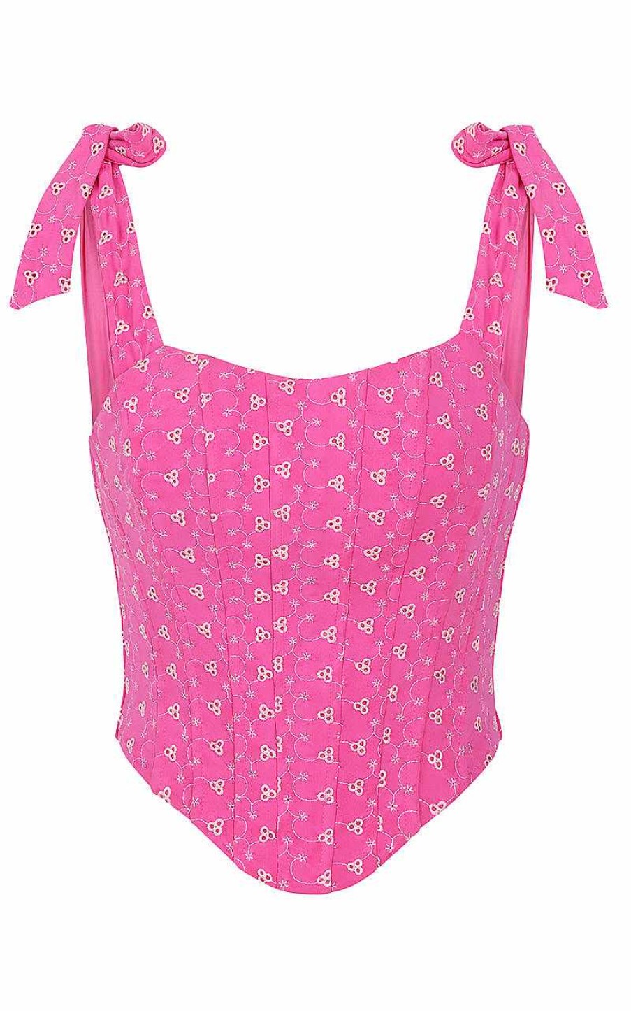 Apparel Alpine Butterfly Swim | Corset Top In Sweetpea