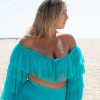 Apparel Alpine Butterfly Swim | Tatum Top In Teal