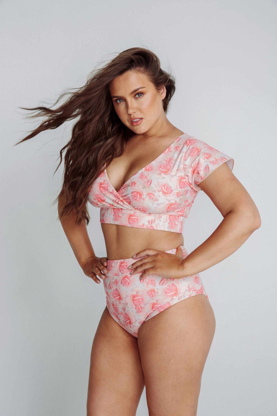 Apparel Alpine Butterfly Swim | Lover "Cheeky" Bottoms Roses