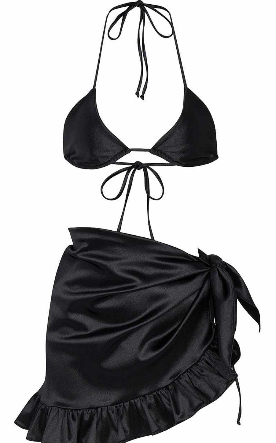 Apparel Alpine Butterfly Swim | Daydream Wrap Skirt In Satin