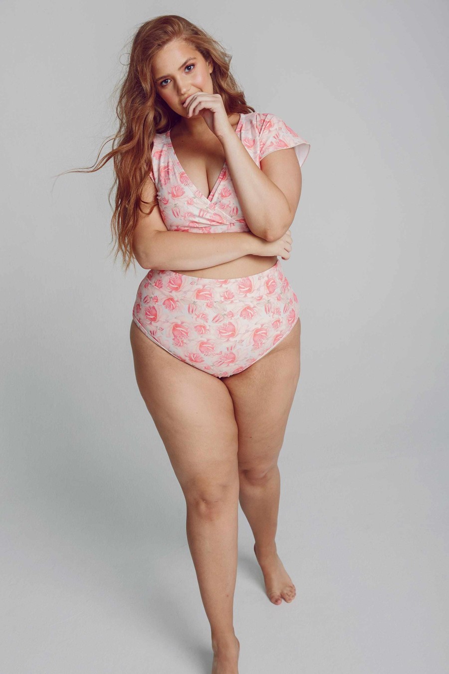 Apparel Alpine Butterfly Swim | Lover "Cheeky" Bottoms Roses