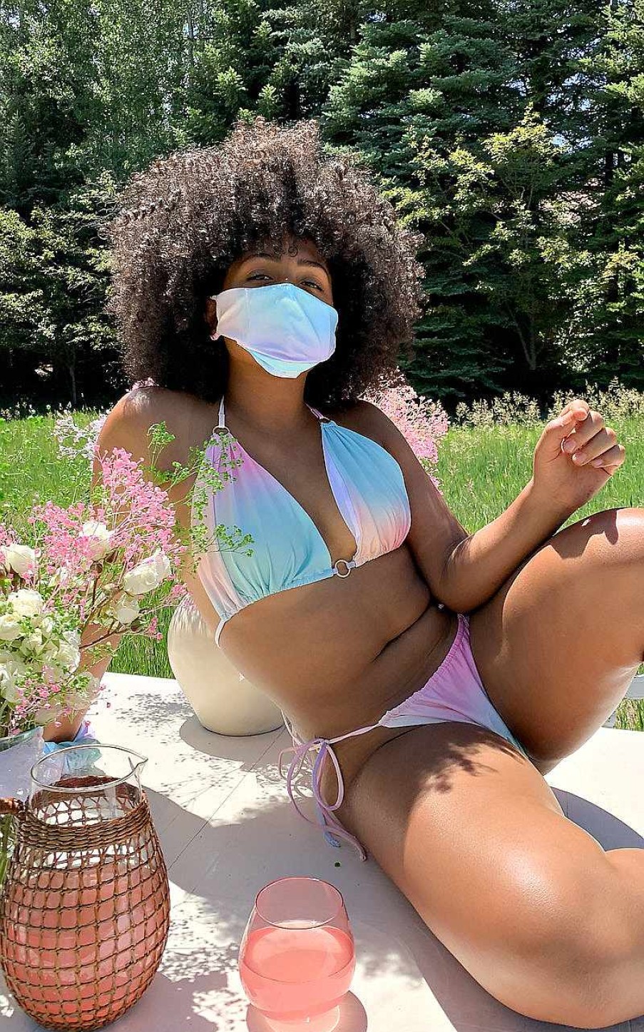 Apparel Alpine Butterfly Swim | Alyssa Bottom In Cotton Candy